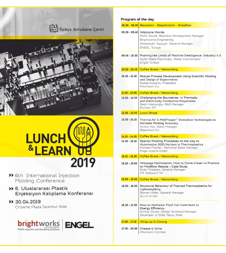 Conference Program Lunch&learn 2019